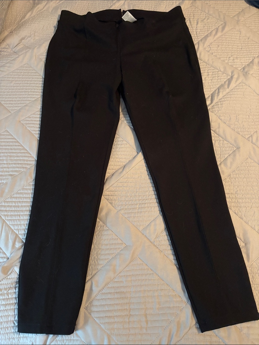 Time and Tru Black Straight-Leg Ponte Pants